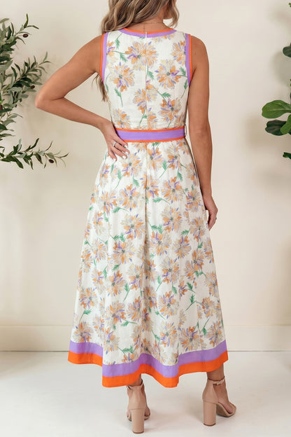 Sunset Garden Maxi Dress