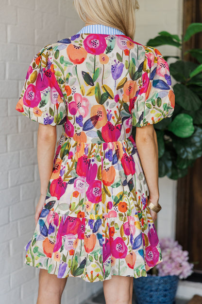 Bright Floral Dress