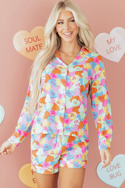 Candy Heart Pajama Set