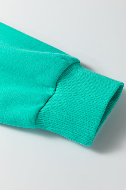 Sea Green Oversize Blessed Sweatshirt