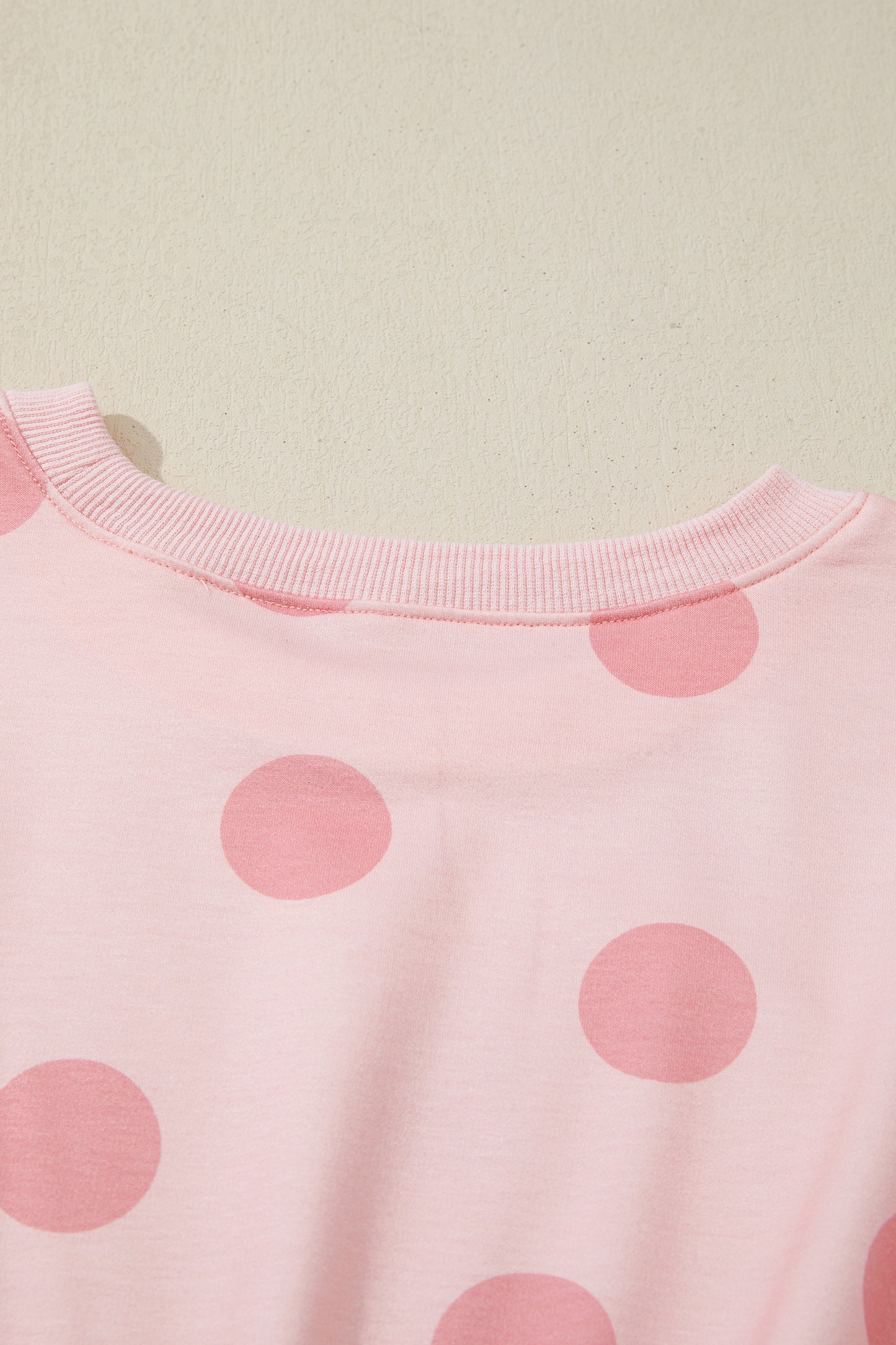 Pink Polka Dot Mini Dress