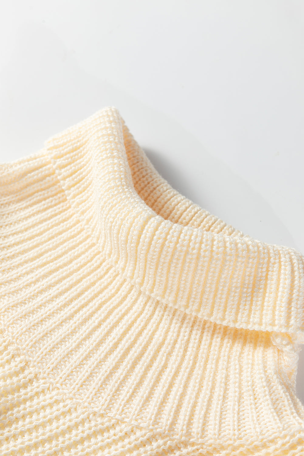 Turtleneck Short Sleeve Sweater