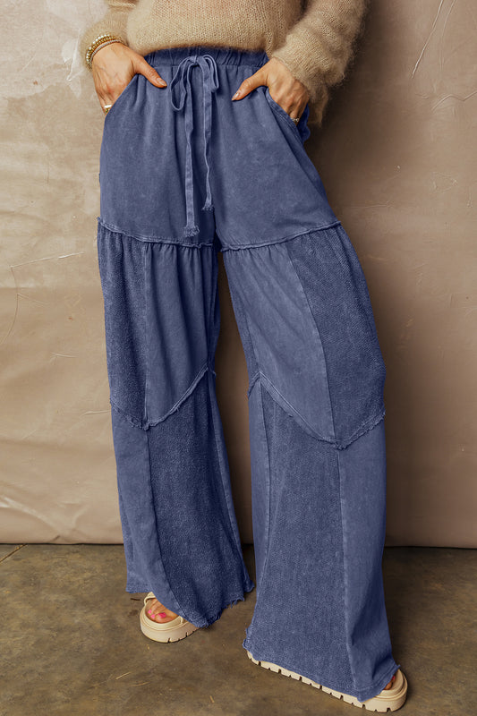 Tiered Wide Leg Pants