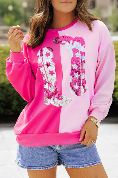 Sequined Cowgirl Sweatshirt