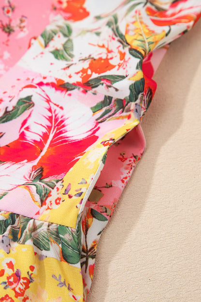 Flamingo Garden Mini Dress