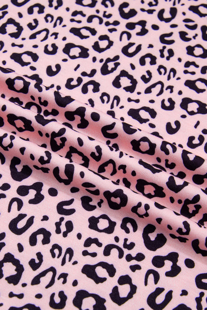 Pink Leopard Plus Size Tee