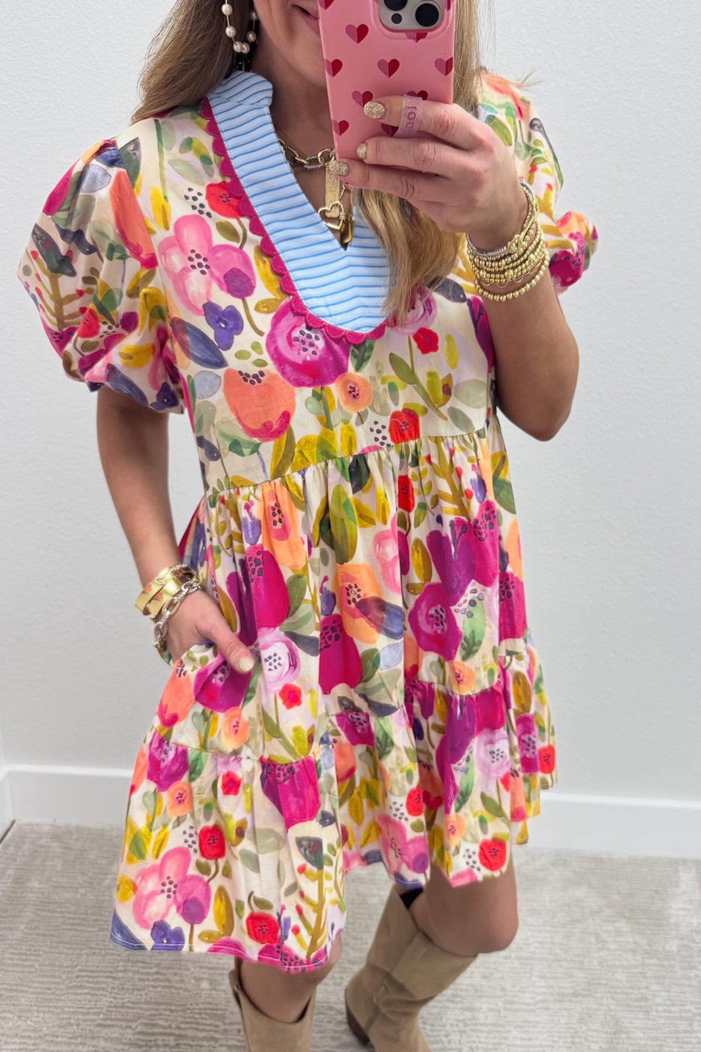 Bright Floral Dress