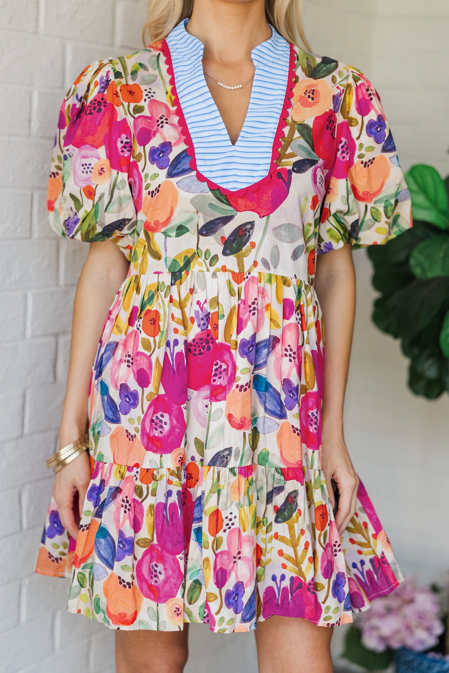Bright Floral Dress