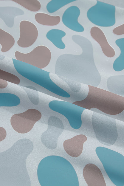 Plus Size Camouflage Athleisure Shorts