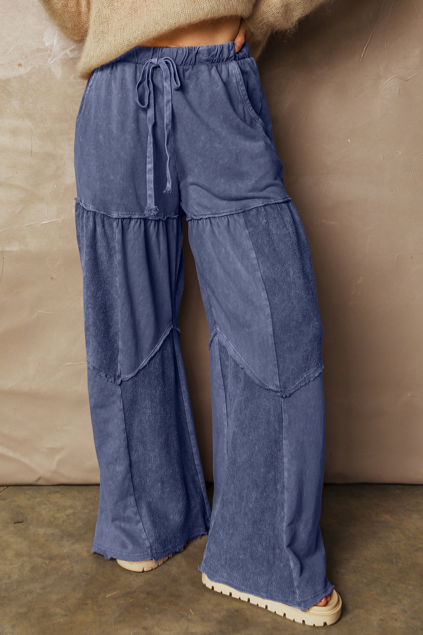 Tiered Wide Leg Pants