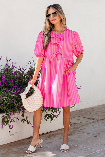 Bow Mini Dress