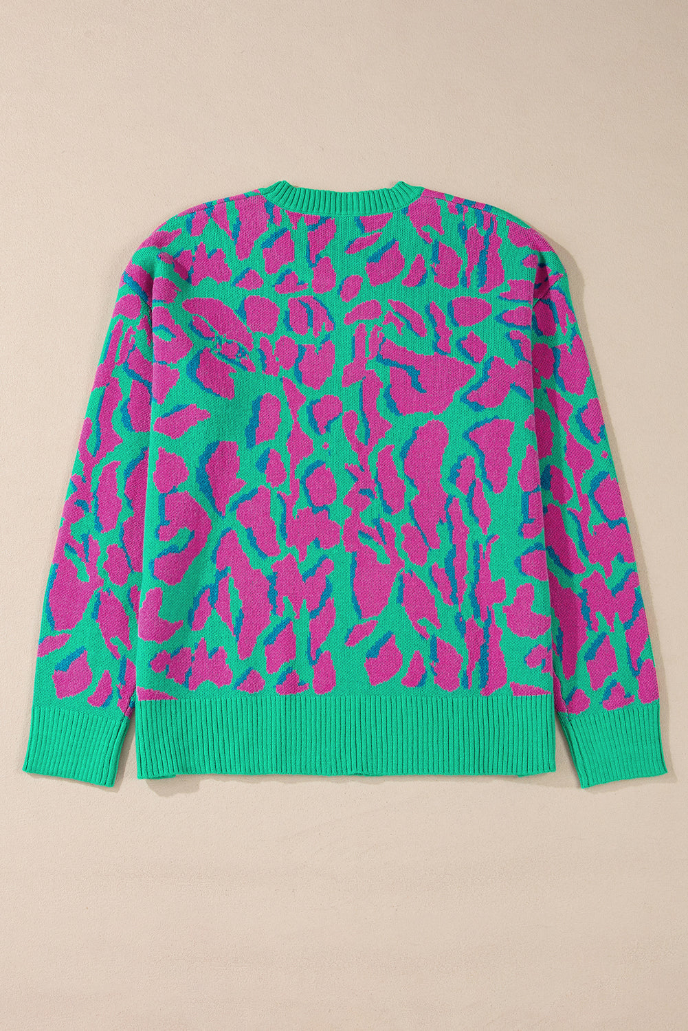 Green Abstract Sweater