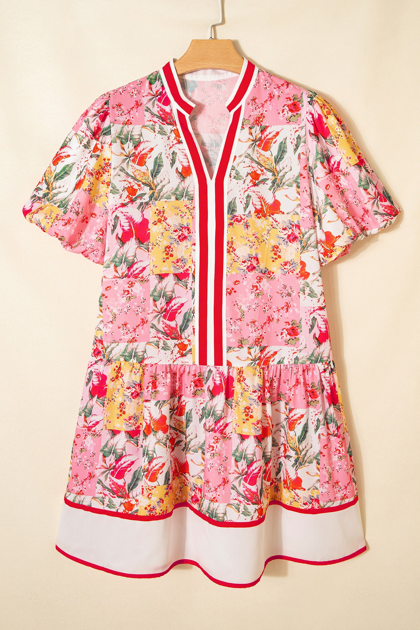 Flamingo Garden Mini Dress