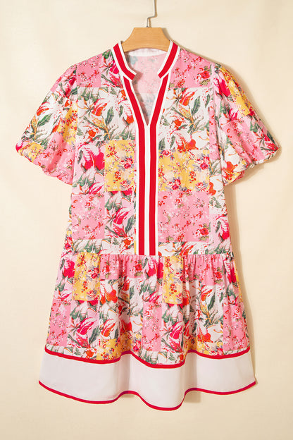 Flamingo Garden Mini Dress