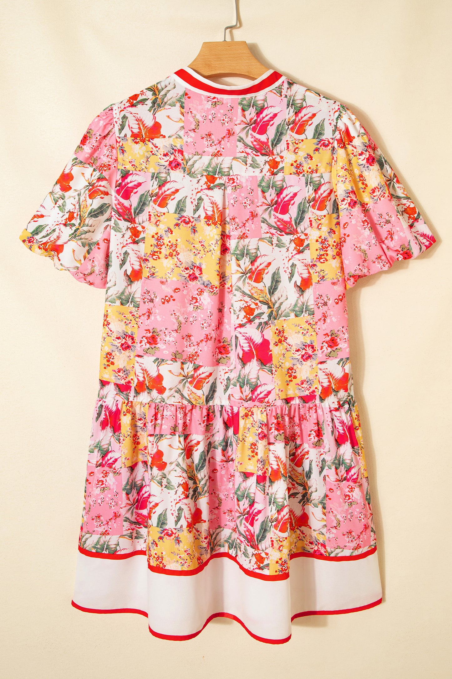 Flamingo Garden Mini Dress