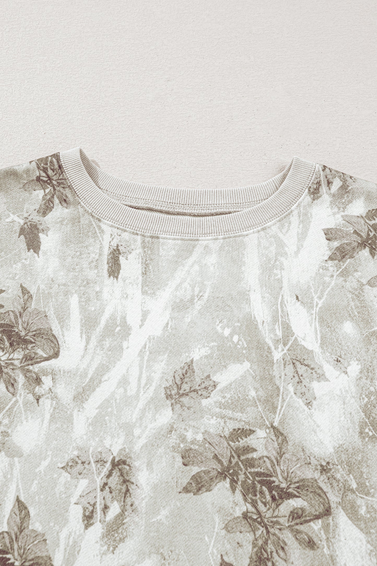 Gray Leafy Camo Sweatshirt