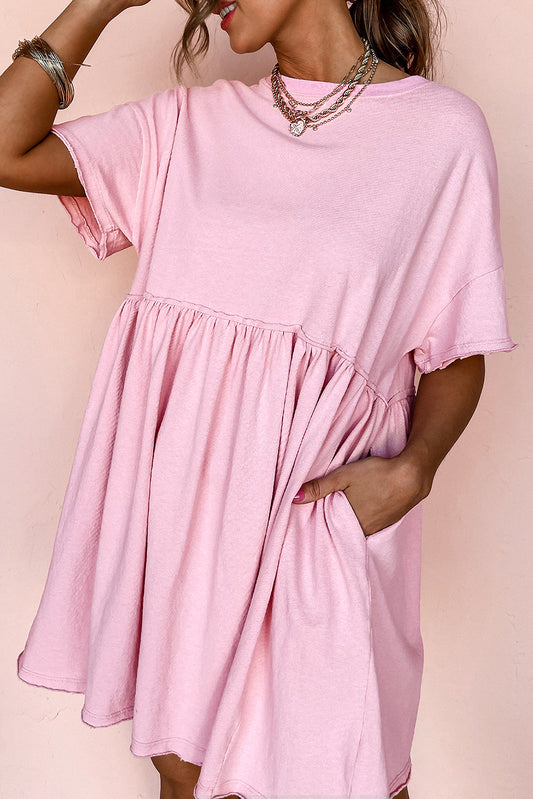 Light Pink Babydoll Dress
