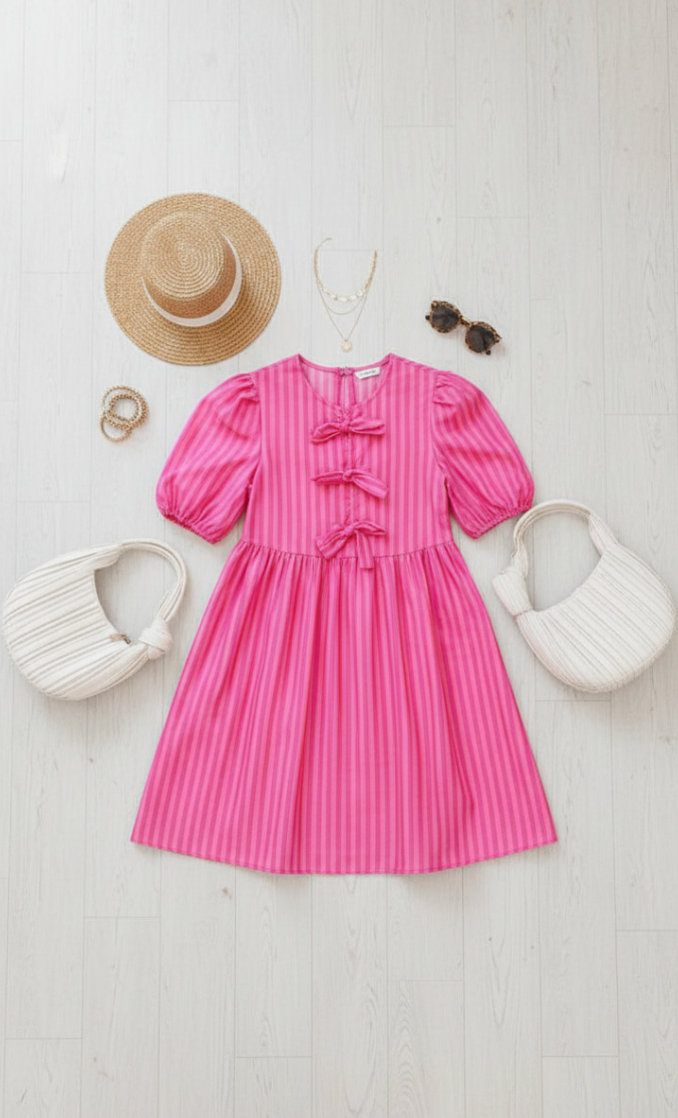 Bow Mini Dress