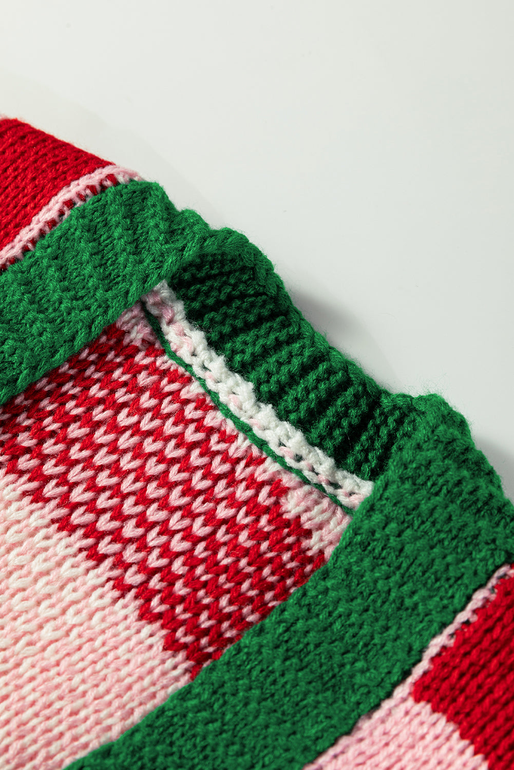 Pink Plaid & Bow Knot Cardigan