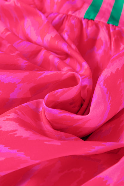 Red Allover Plus Size Dress