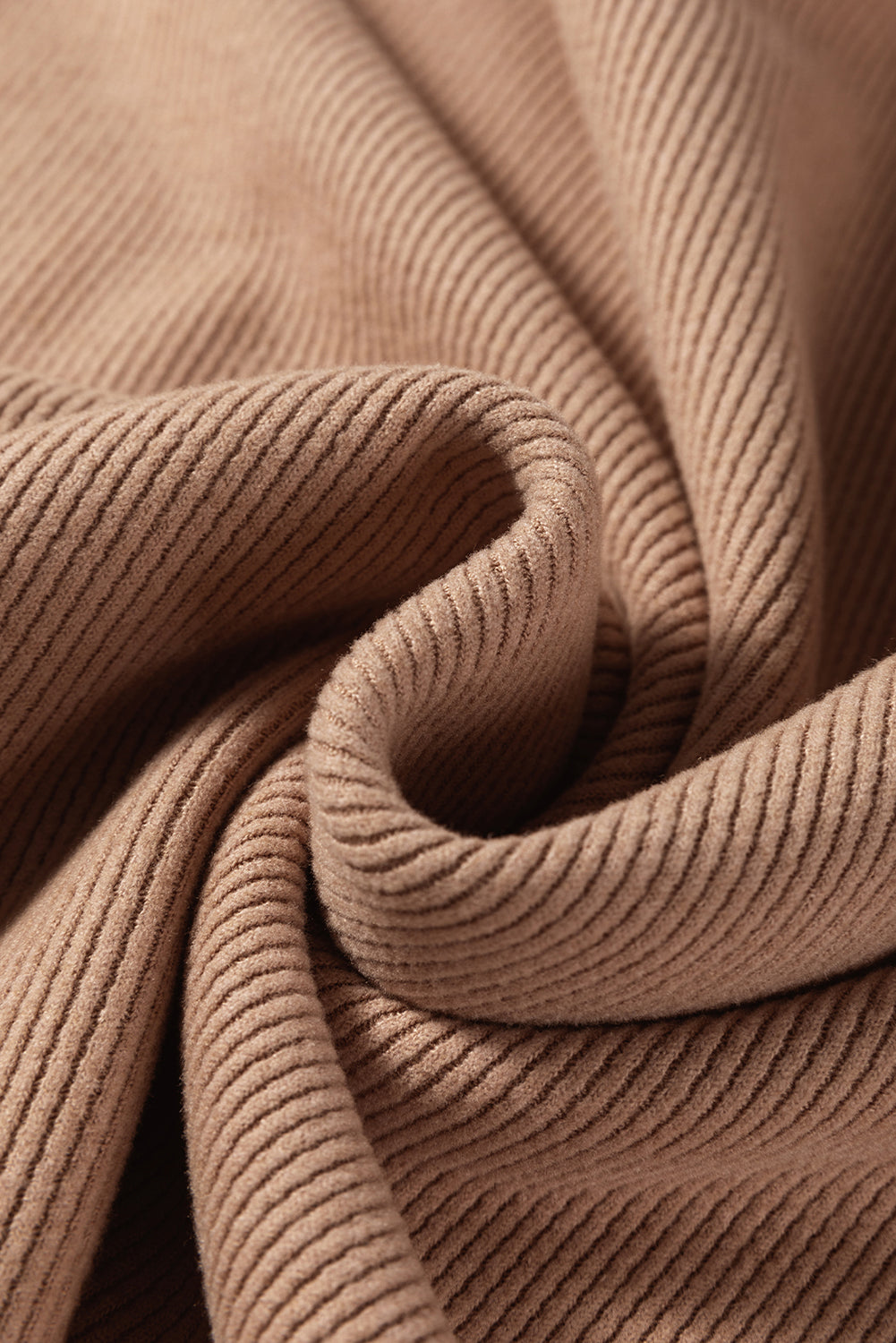 Dark Khaki Leopard Corduroy Set