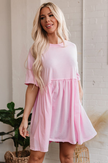 Light Pink Babydoll Dress