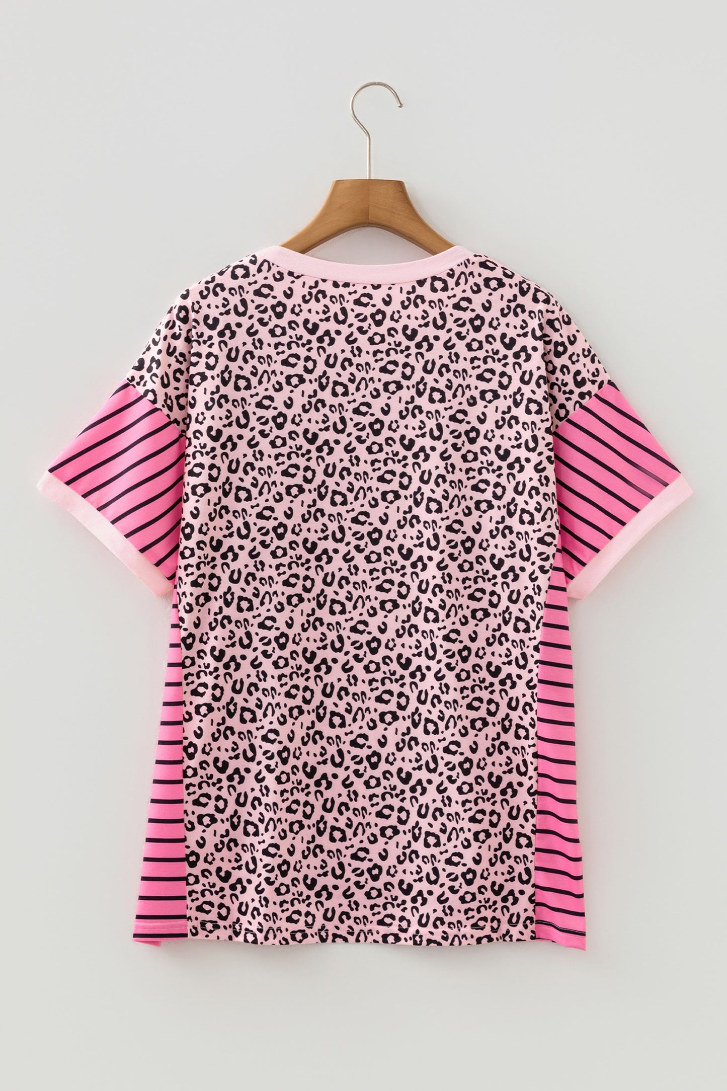 Pink Leopard Plus Size Tee
