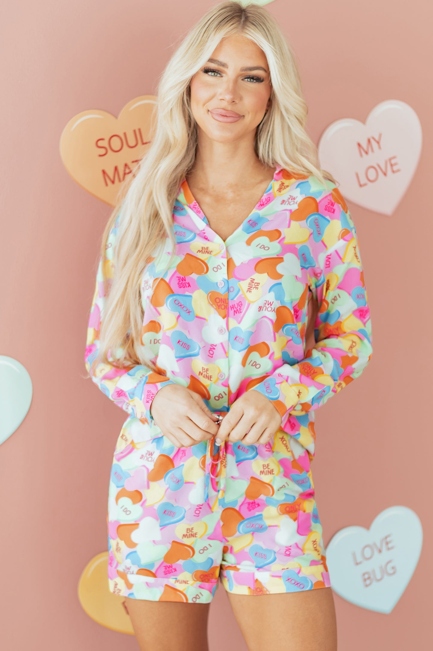 Candy Heart Pajama Set