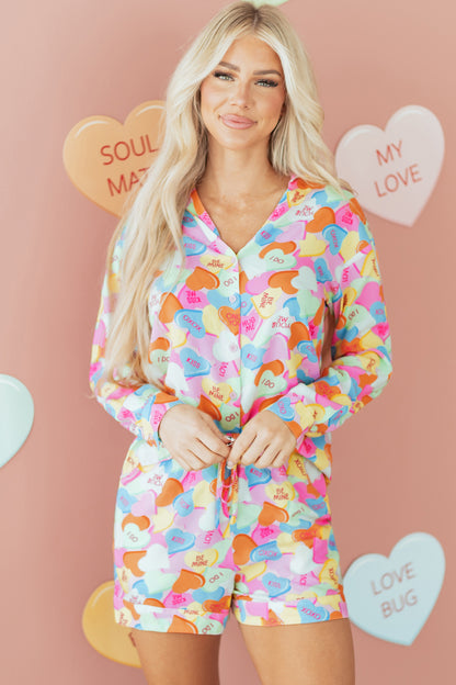 Candy Heart Pajama Set
