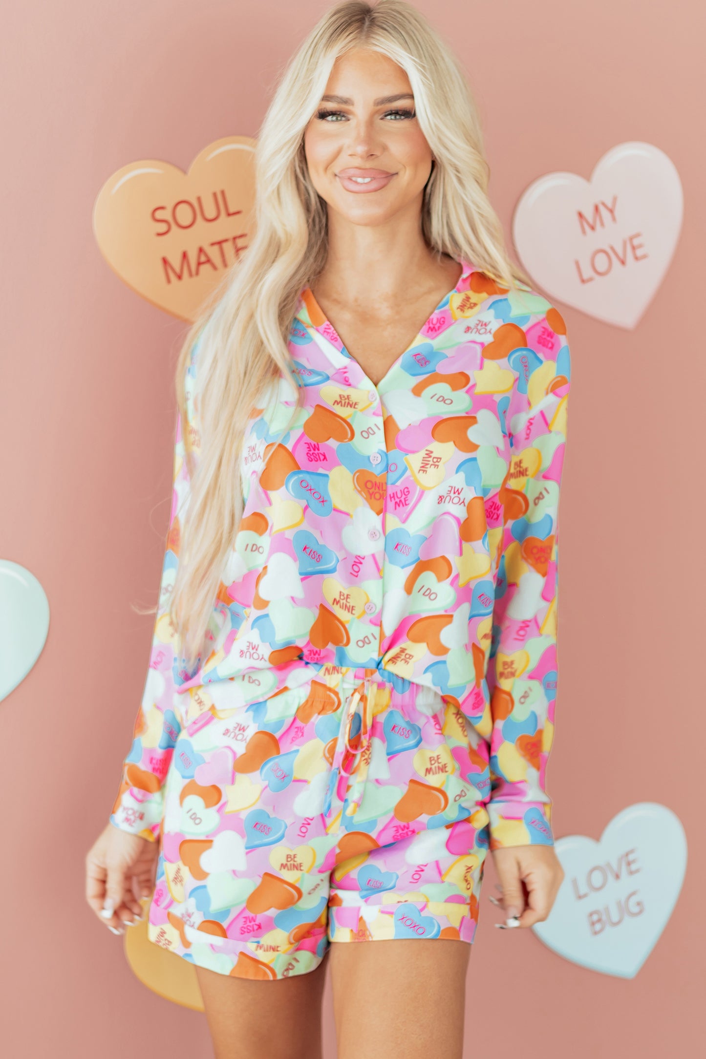 Candy Heart Pajama Set