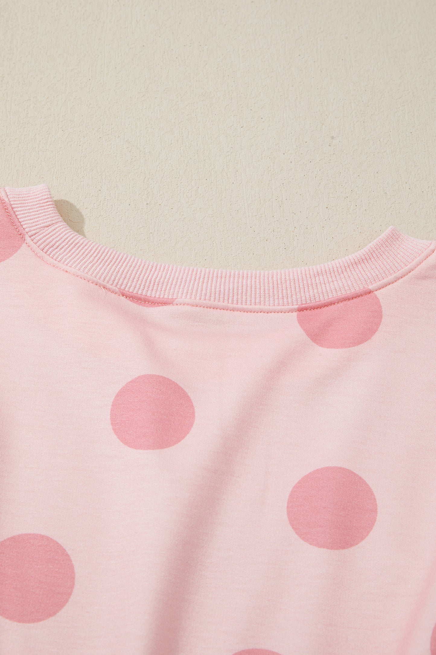 Pink Polka Dot Mini Dress