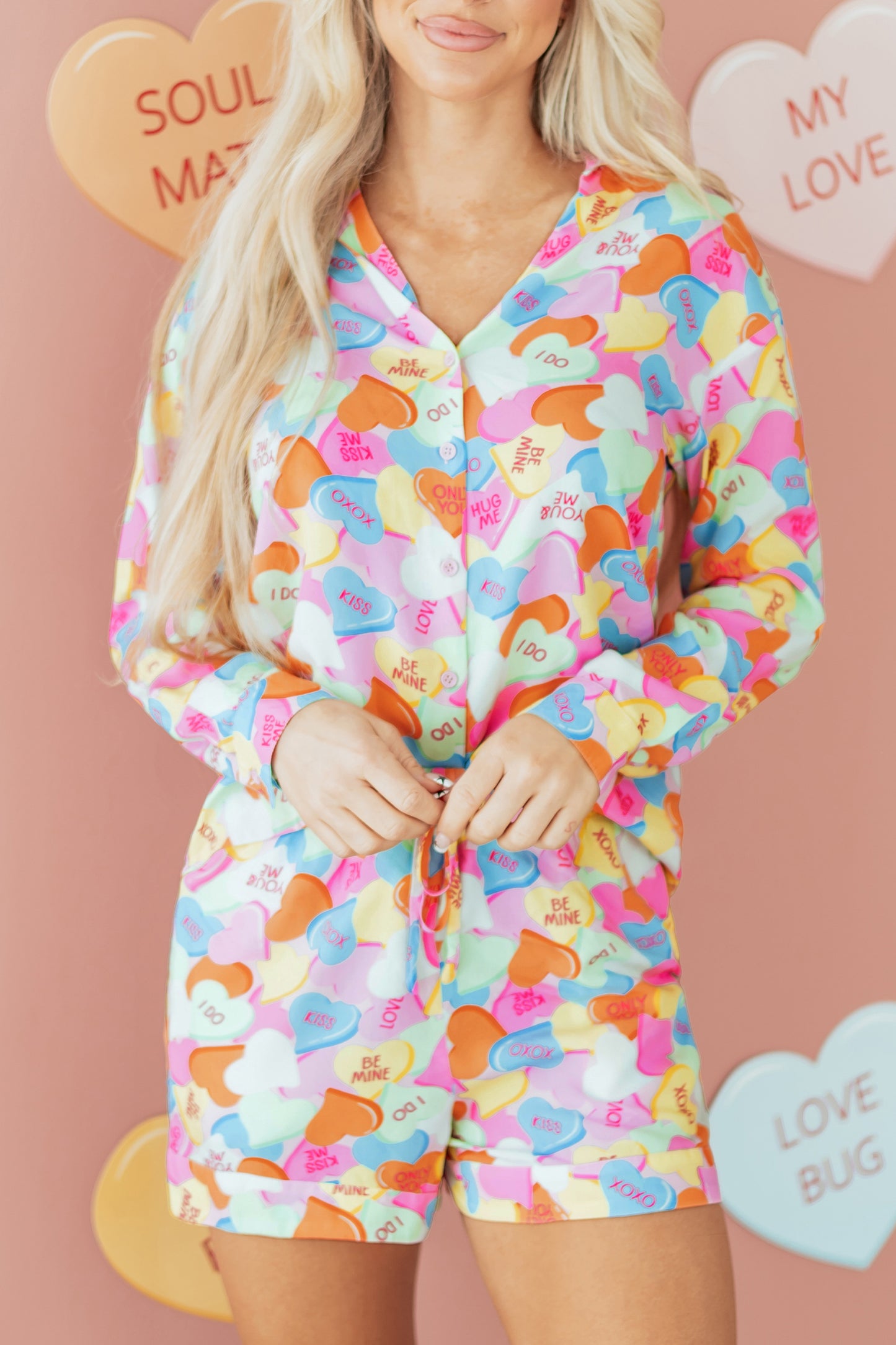 Candy Heart Pajama Set