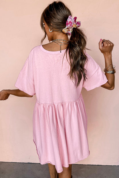 Light Pink Babydoll Dress