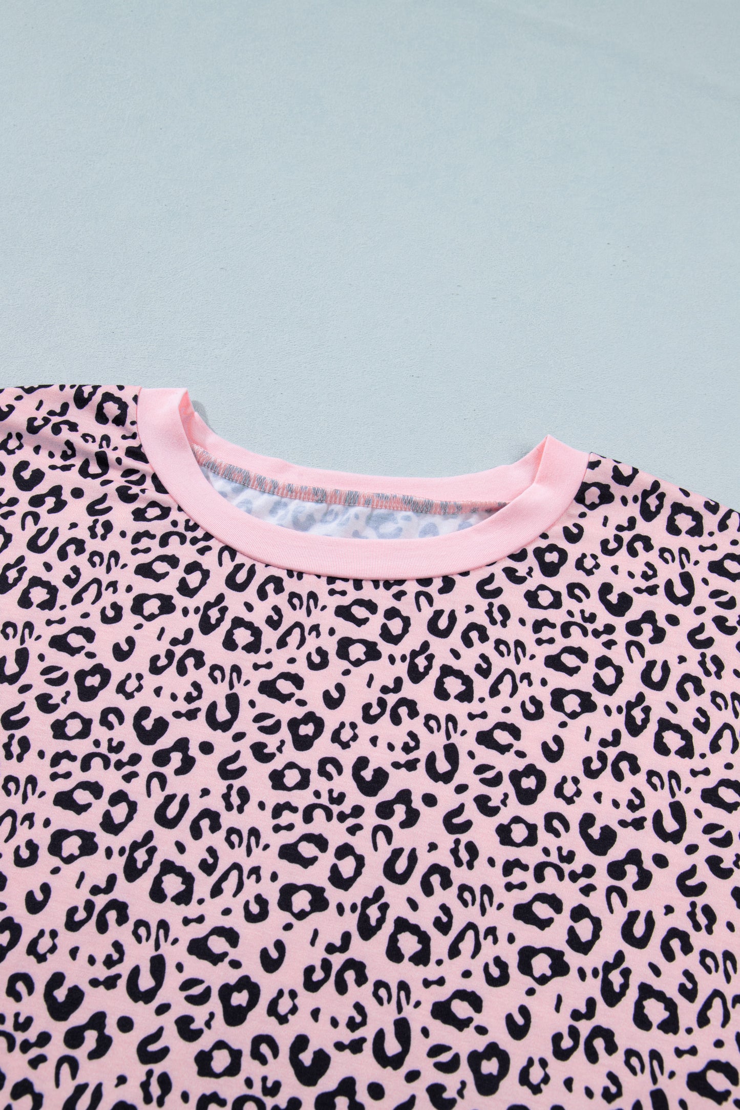 Pink Leopard Plus Size Tee