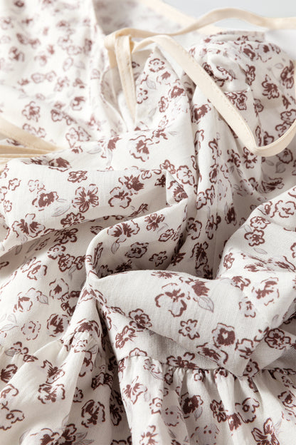 White Bow Peplum Blouse