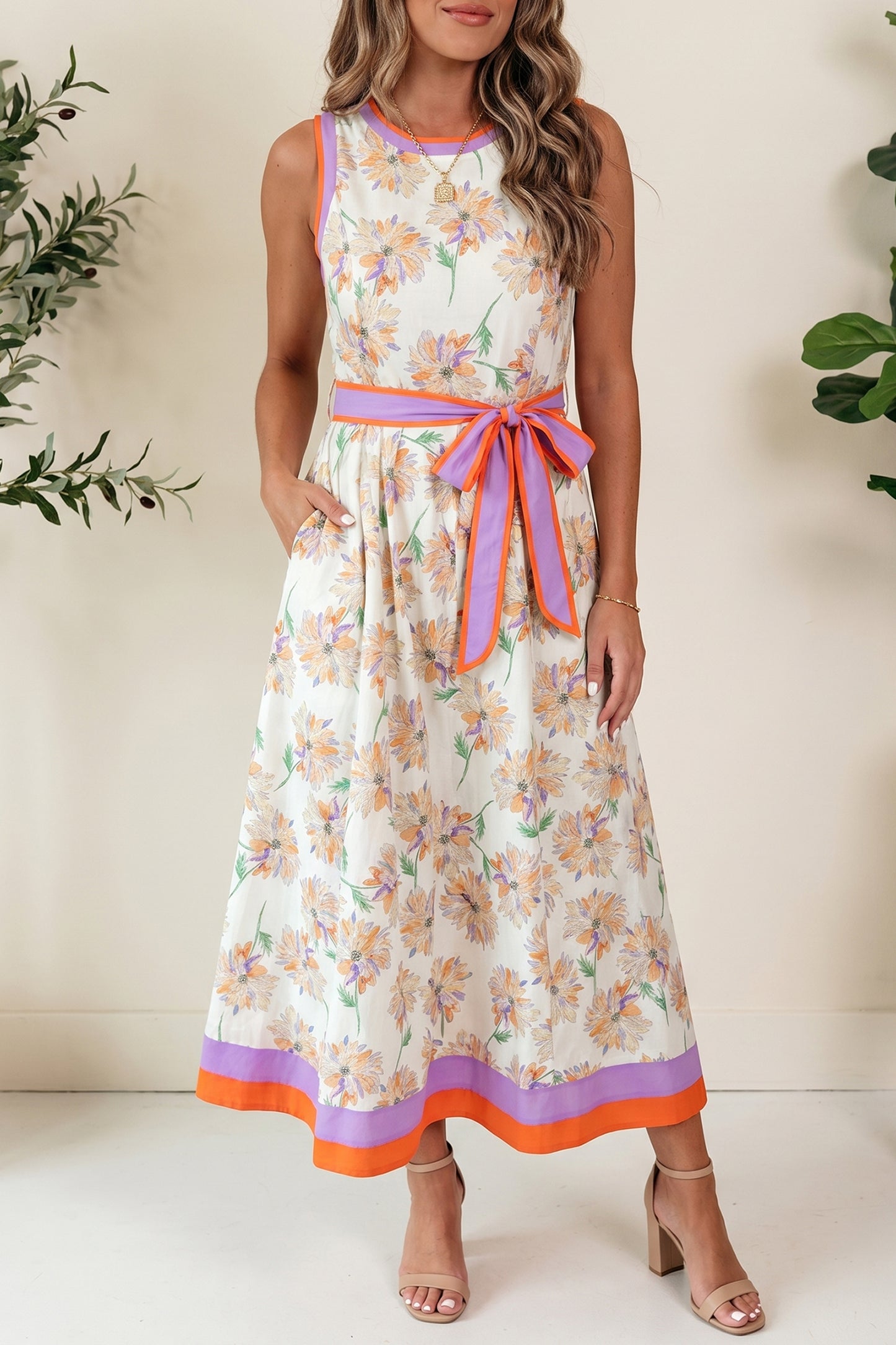 Sunset Garden Maxi Dress