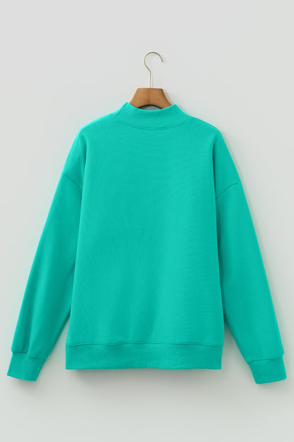 Sea Green Oversize Blessed Sweatshirt