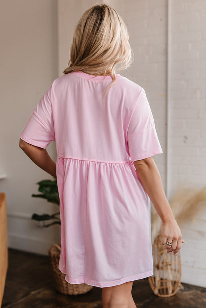 Light Pink Babydoll Dress