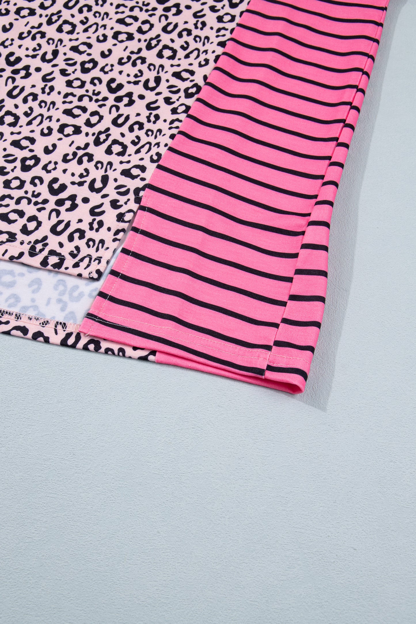 Pink Leopard Plus Size Tee
